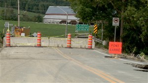 Deux ans après Irène: le MTQ continue de remettre le réseau routier à l'ordre