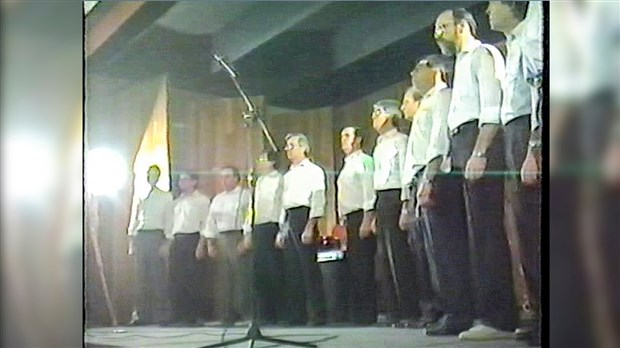 Normand DeLessard présente la fête des 50 ans de la Caisse populaire de St-Georges en 1987