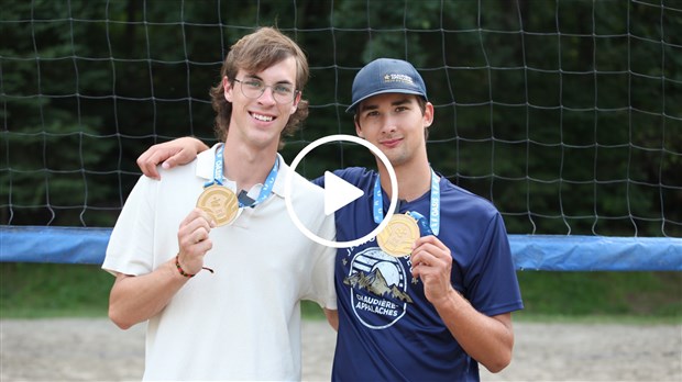 Jeux du Québec: Andy Poulin et Julien Bernard Grenier médaillés d'or