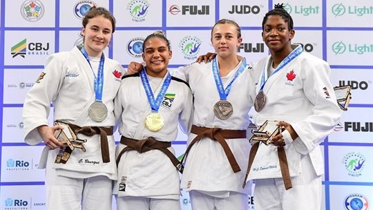 Judo : Charline Bourque décroche la médaille d'argent au Brésil