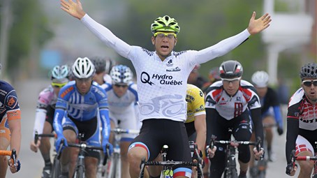 Guillaume Boivin est en jaune au Tour de Beauce 