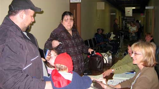 Près de 2000 personnes se font vacciner à Beauceville