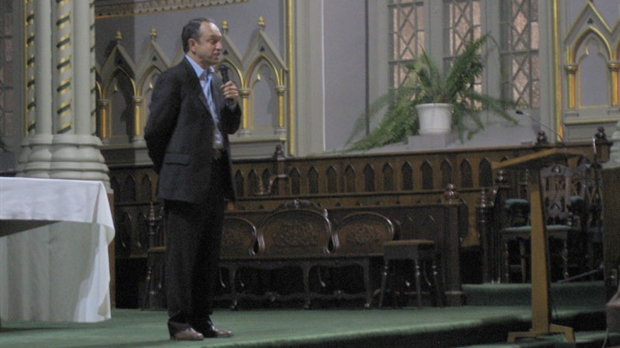 Marcel Leboeuf a partagé, hier soir, ses passions avec la population de Sainte-Marie