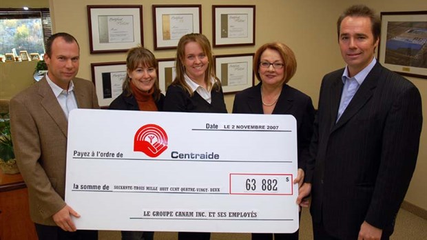 Une bonne récolte de dons pour Centraide