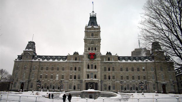 Vers le parlement de Québec