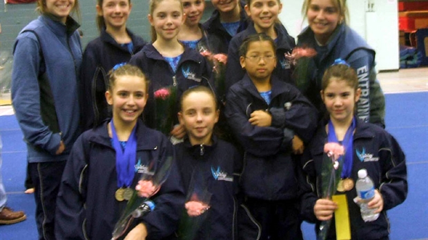Les gymnastes beauceronnes se distinguent à Québec