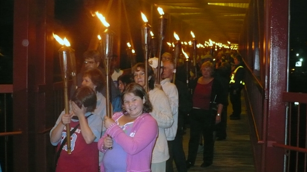 Une marche de toute beauté