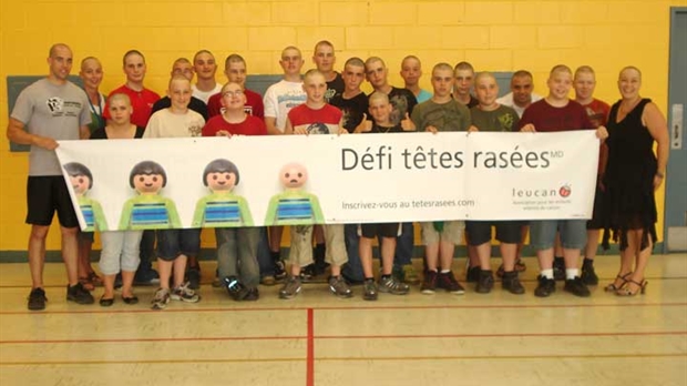 L’École Secondaire Veilleux participe au Défi têtes rasées