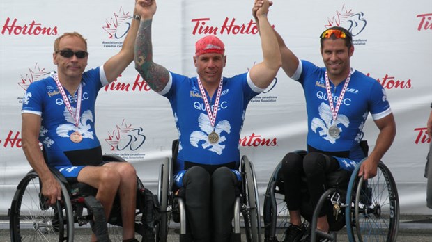 Les meilleurs cyclistes se livrent toute une lutte à Saint-Georges