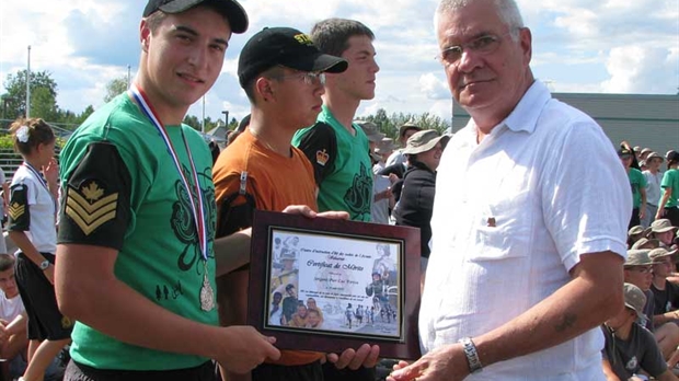 Un cadet-cadre de Saint-Georges se distingue