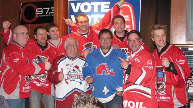 La région de Thetford Mines dans sa quête de Kraft Hockeyville 2009