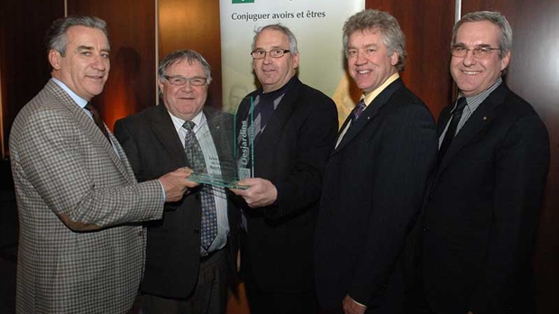 Une belle récompense pour la Caisse Desjardins Centre de la Nouvelle-Beauce