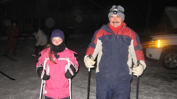 Les adeptes du ski de fond au rendez-vous à la Cabane à sucre chez Aurélien Lessard