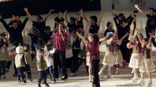 Acrobaties sur glace à Beauceville