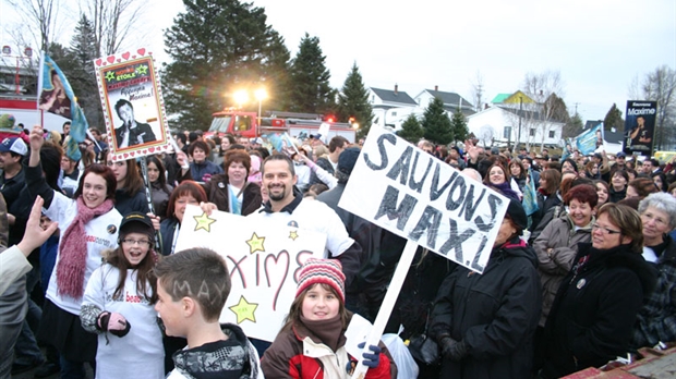 1000 cœurs debout pour Maxime Landry à Saint-Gédéon