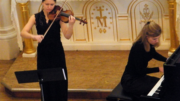 Un violon et un piano pour clore la saison