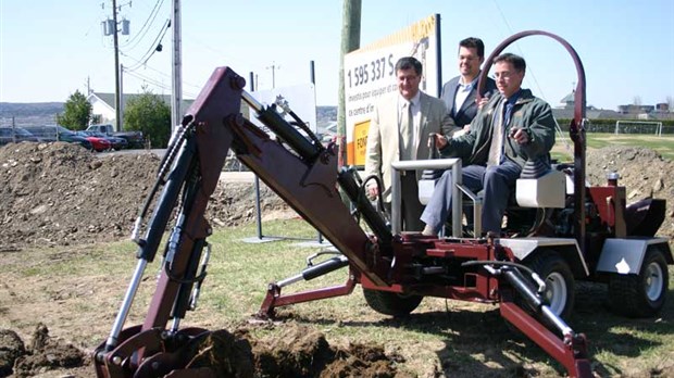 Les travaux d’agrandissement sont en cours au Mécanium