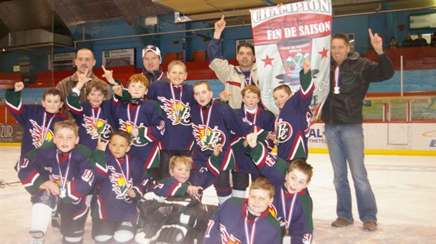 L’équipe BCBV Novice C rafle le championnat