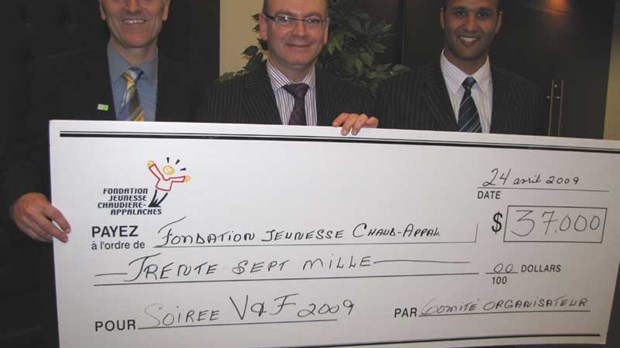 37 000 $ pour la Fondation jeunesse Chaudière-Appalaches