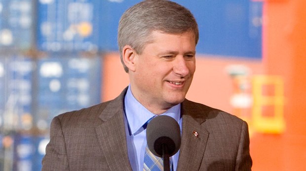 Stephen Harper en visite à Saint-Georges