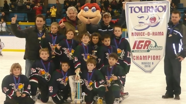 Les formations novice de Beauce-Centre dominent au tournoi de Fleurimont