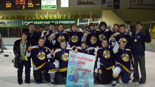 Un championnat pour l’équipe bantam A de Beauce-Centre