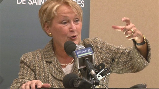 Pauline Marois ne console pas son auditoire