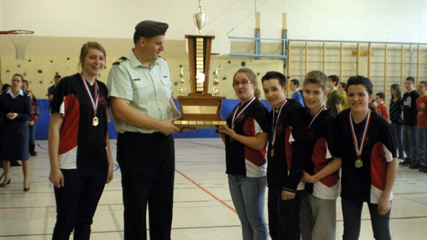 Les cadets de Beauceville visent dans le mil