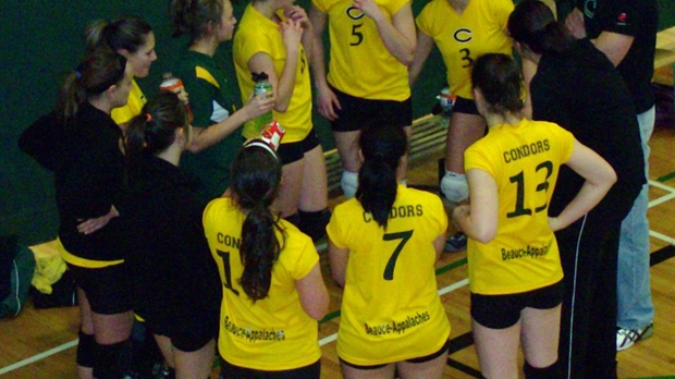 Les Condors sont champions de la saison régulière en volleyball A