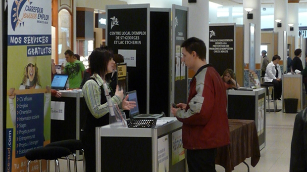 La Foire de l’emploi Beauce-Etchemins attire bien des curieux