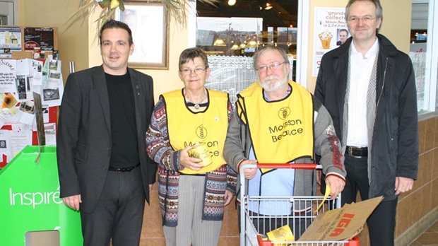 La Grande collecte est amorcée dans les épiceries de la Beauce