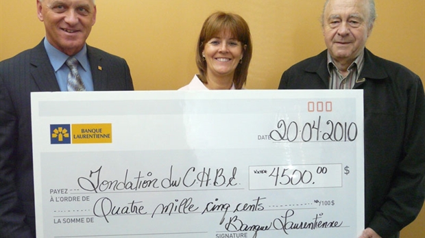 Les banques de la région donnent à la Fondation du CHBE