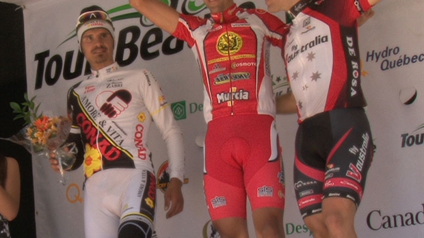 Rafael Serranno Fernandez remporte l'étape de Lac-Etchemin et Charles Dionne termine troisième