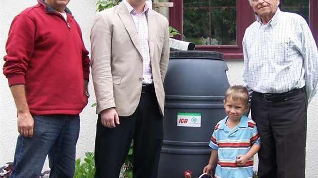 La Ville de Saint-Joseph distribuera des récupérateurs d’eau de pluie
