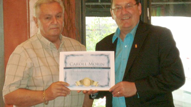 Caroll Morin honoré par le Bercail
