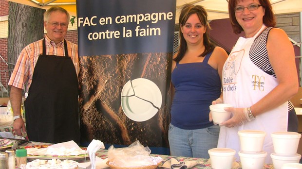 Une soupe au goût du jour pour les ventres vides