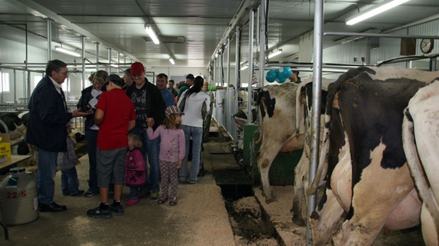Deux fois plus de visiteurs que prévu à la ferme Réal Roy et fils inc.