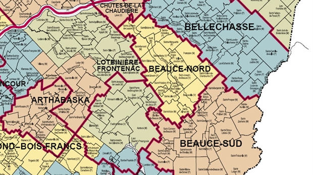 Carte électorale : Une nouvelle proposition change la donne en Chaudière-Appalaches