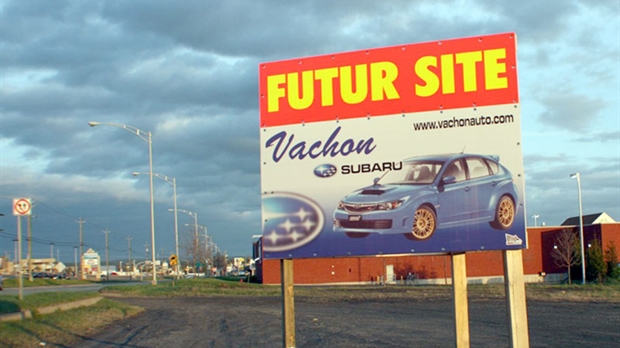 La construction du garage Subaru aura lieu au printemps