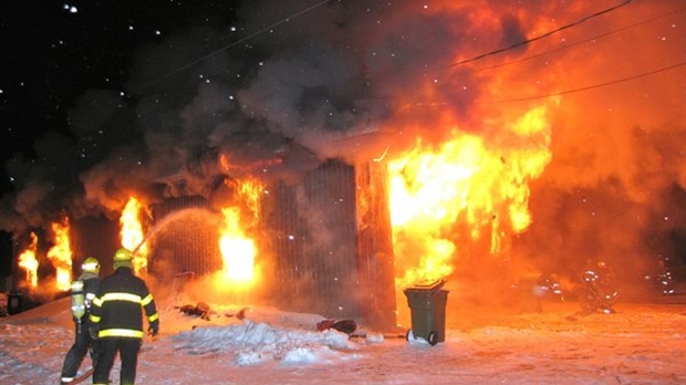 Incendie majeur à Saint-Évariste