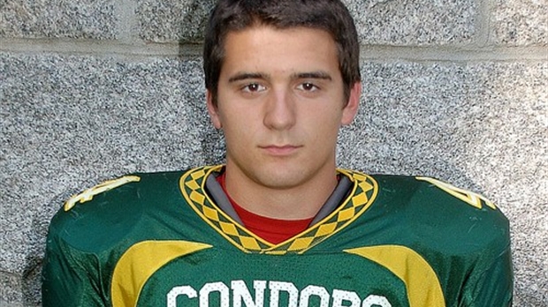 Football collégial AA : Shayne Gauthier est le Condor le plus décoré au banquet du RSEQ