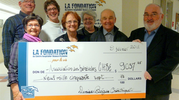 Un don de 9000 $ à la Fondation du CHBE