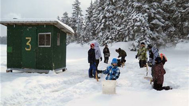 La pêche blanche  bat son plein à la Zec Jaro
