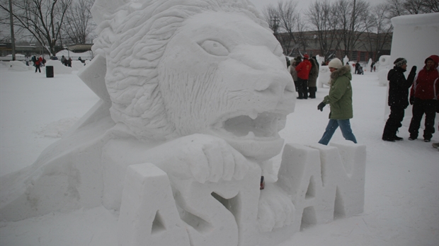 Le roi de la jungle triomphe au concours de sculptures !