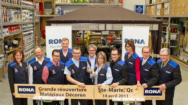 Rona inaugure son nouvel emplacement à Sainte-Marie