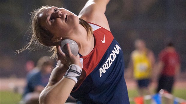 Julie Labonté est la nouvelle détentrice du record canadien au lancer du poids