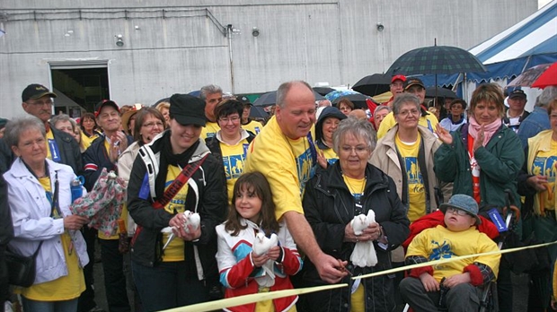 3e édition du Relais pour la vie à Sainte-Marie: Combattre le cancer et la pluie