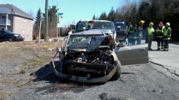 Un accident fait un blessé à Beauceville