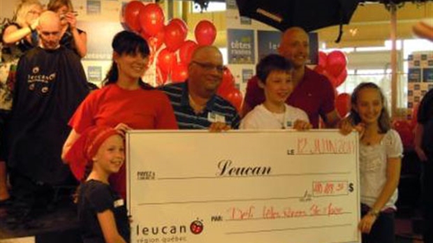 Solidarité, empathie et espoir au Défi têtes rasées de Beauce-Nord