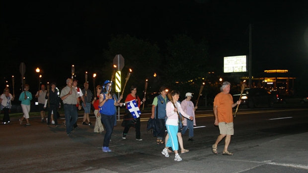 Une marche aux flambeaux toujours populaire à Saint-Georges